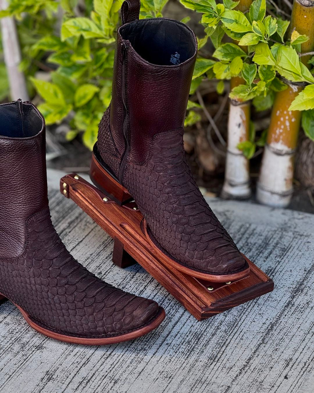 ORIGINAL TOBACCO PYTHON - BOTAS VAQUERAS