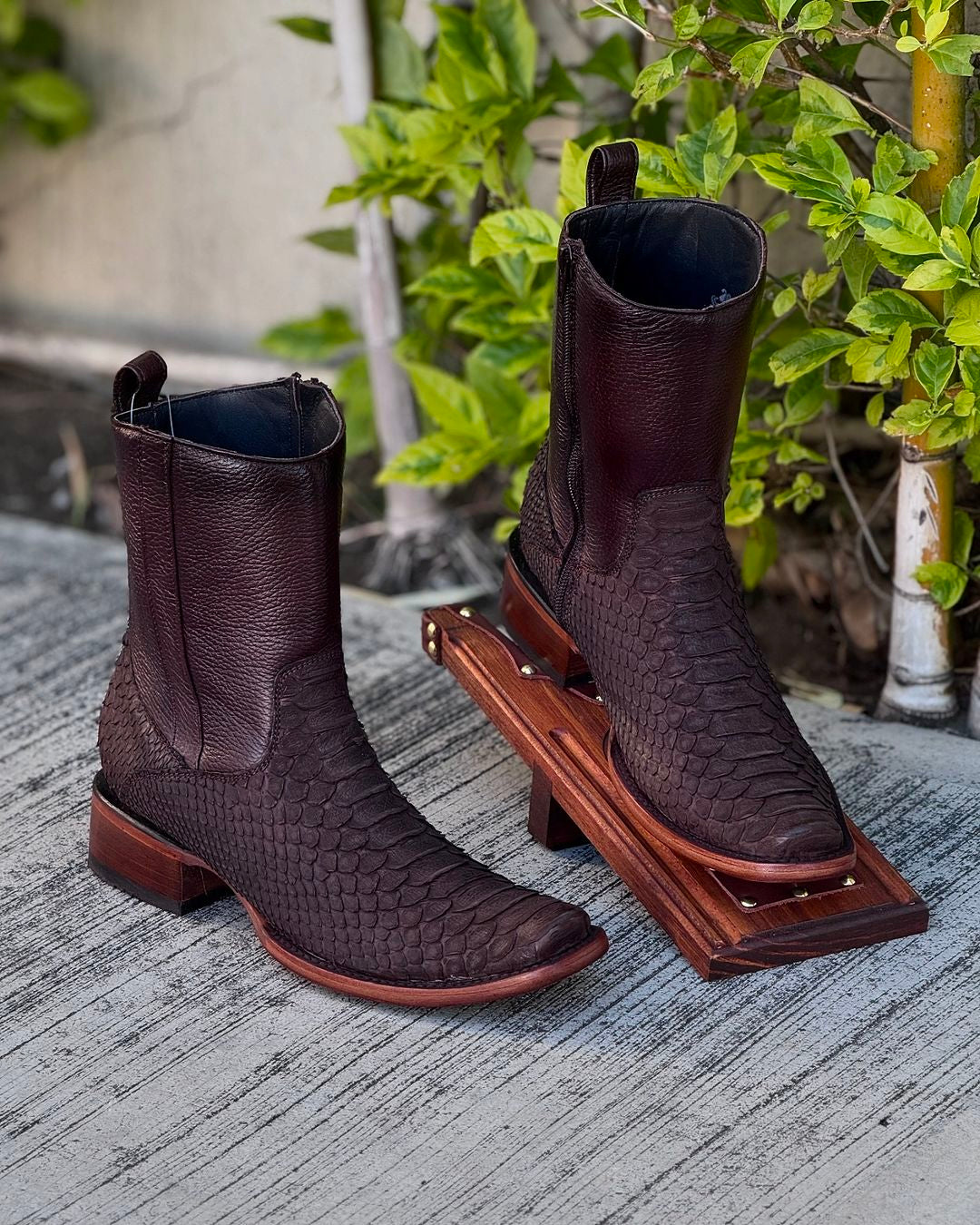 ORIGINAL TOBACCO PYTHON - BOTAS VAQUERAS