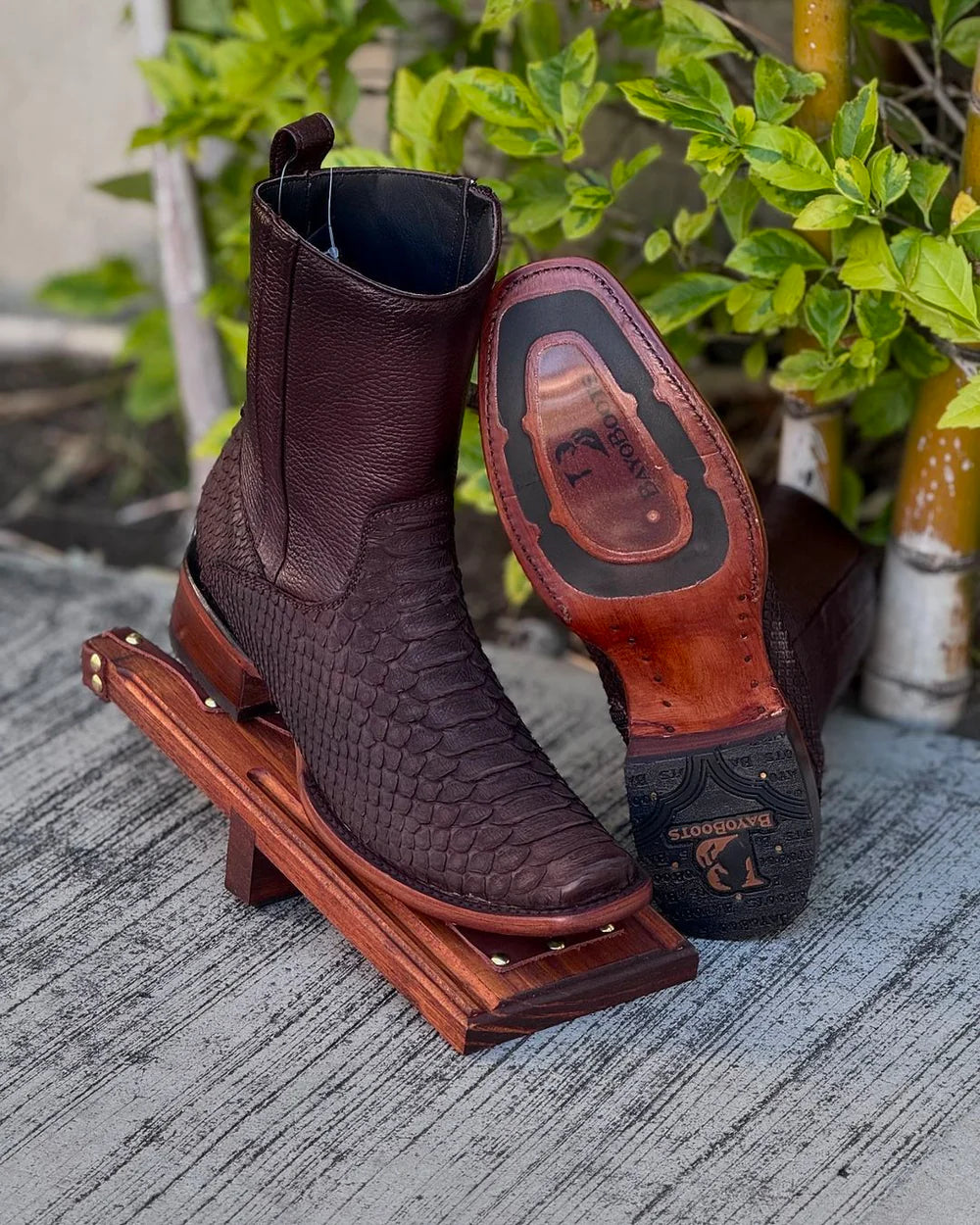 ORIGINAL TOBACCO PYTHON - BOTAS VAQUERAS